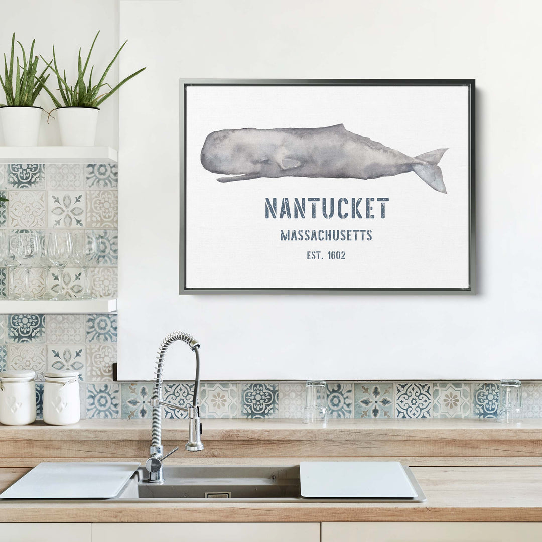 Sperm Whale Nantucket Sign