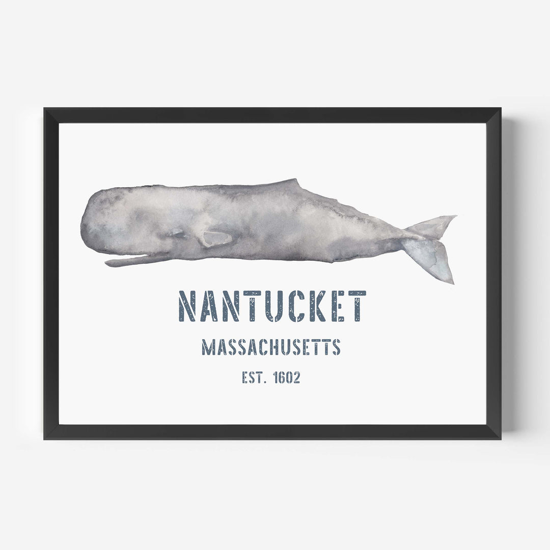 Sperm Whale Nantucket Sign