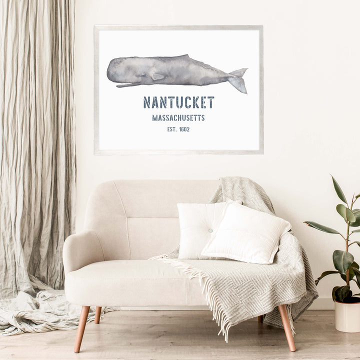 Sperm Whale Nantucket Sign