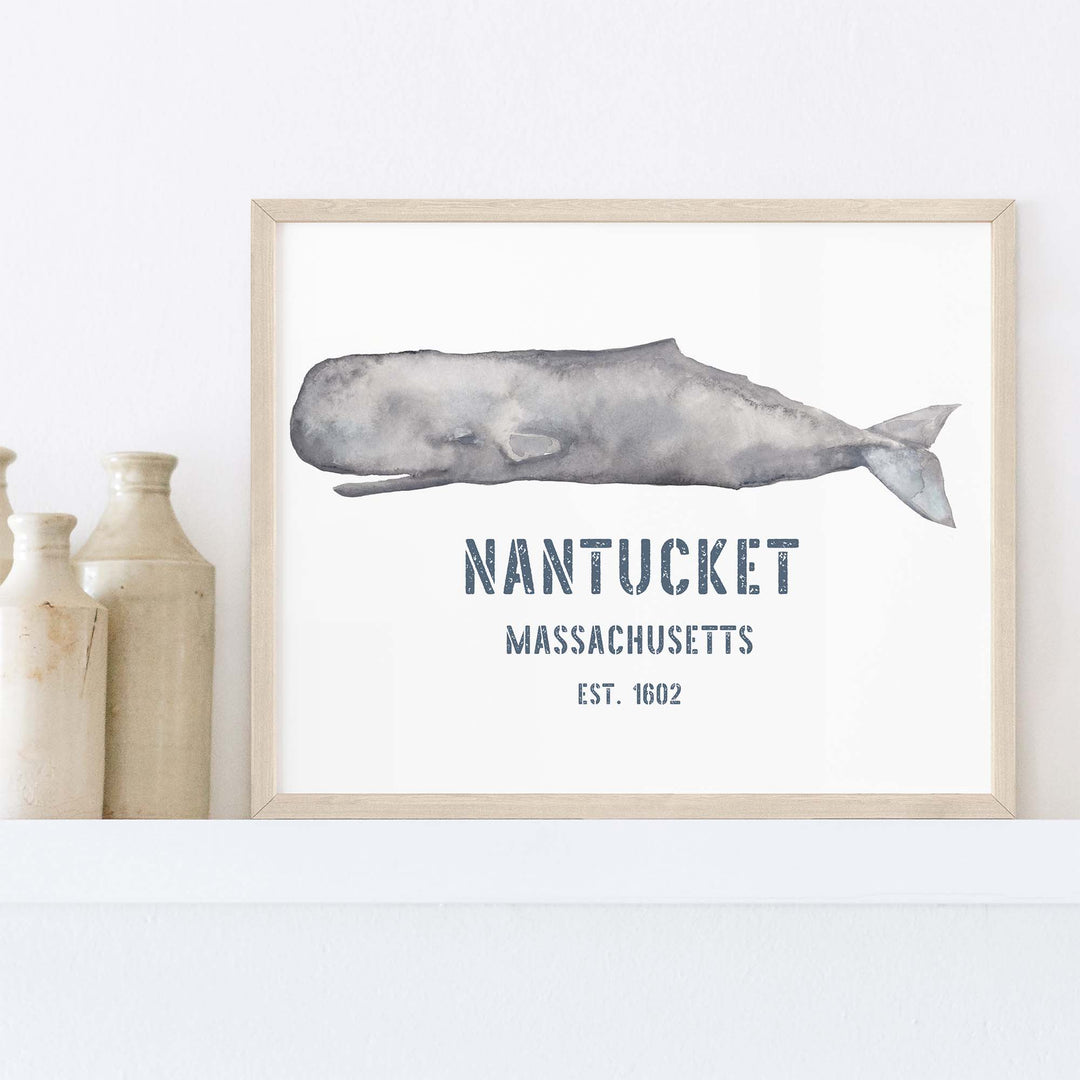 Sperm Whale Nantucket Sign