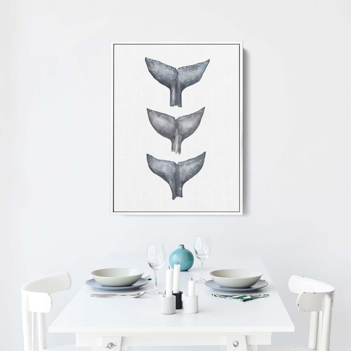 Whale Tail Trio Painting