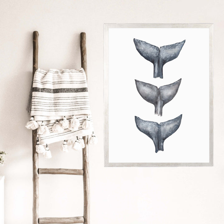 Whale Tail Trio Painting