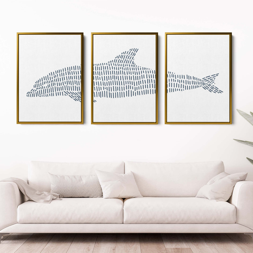 Dolphin Illustration - Set of 3