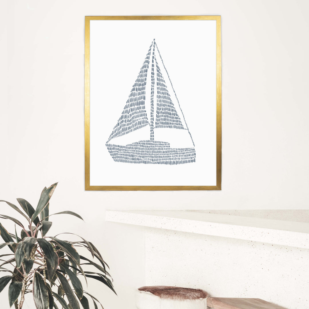 Minimalist Sailboat, No. 2