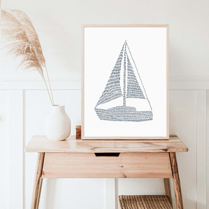 Minimalist Sailboat, No. 2