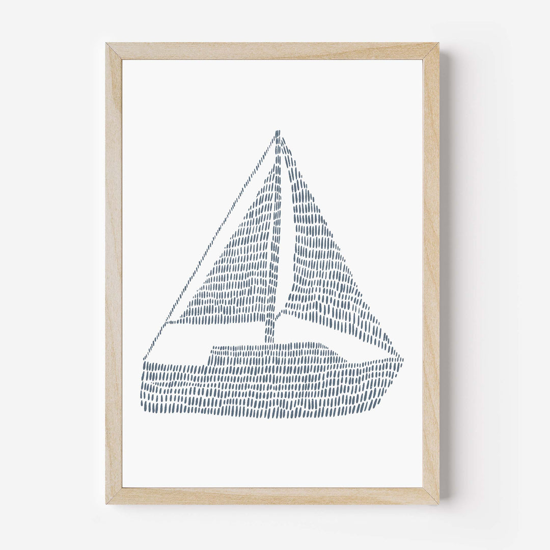 Minimalist Sailboat, No. 1