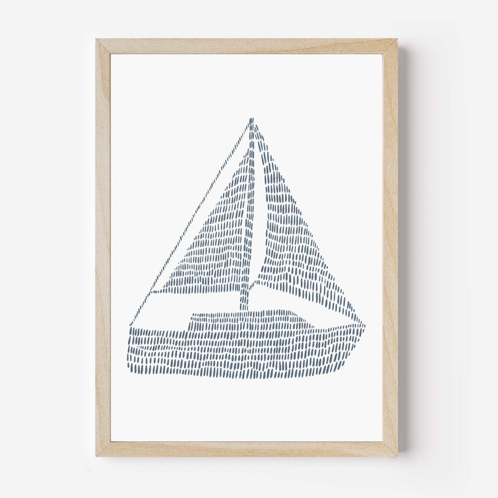 Minimalist Sailboat, No. 1