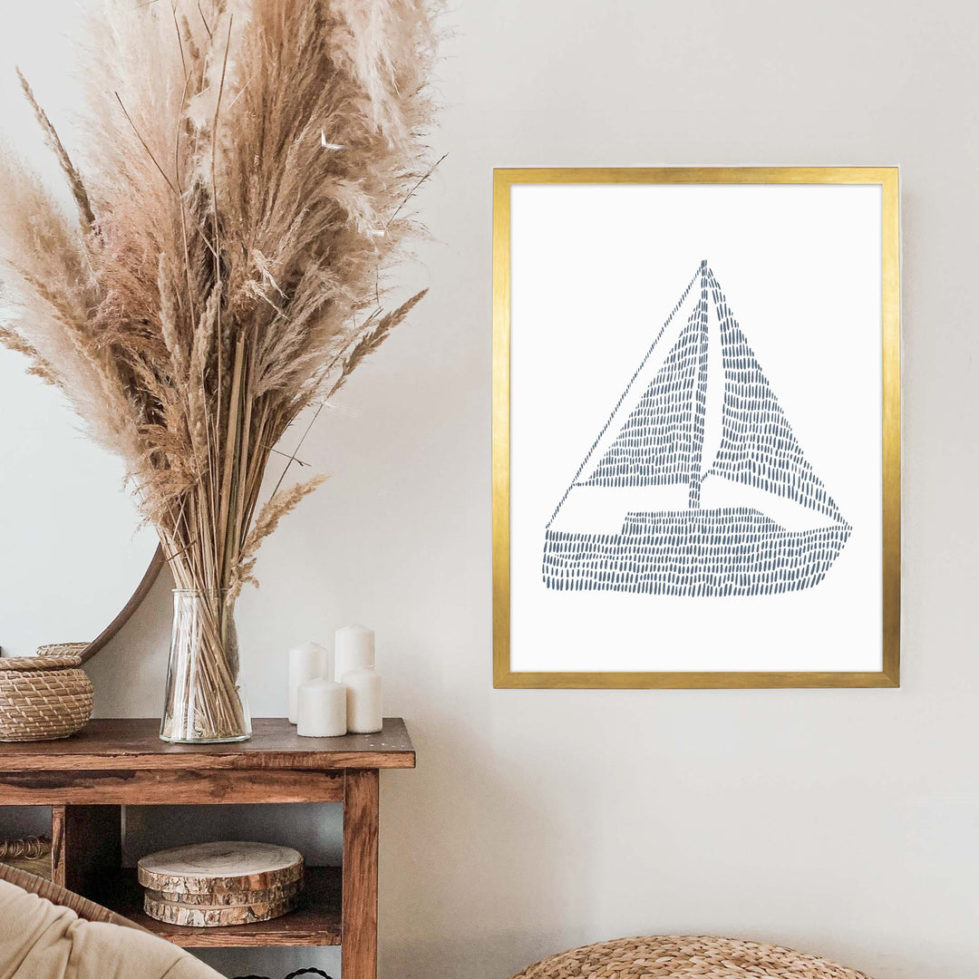 Minimalist Sailboat, No. 1