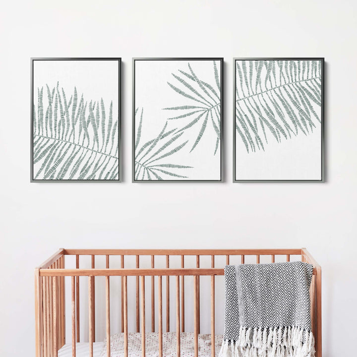 Modern Palm Leaves - Set of 3