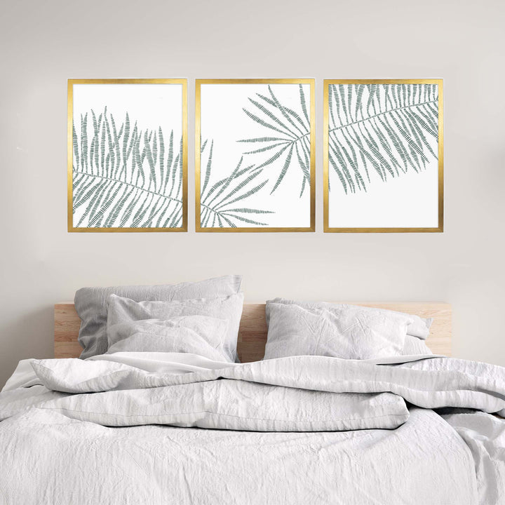 Modern Palm Leaves - Set of 3