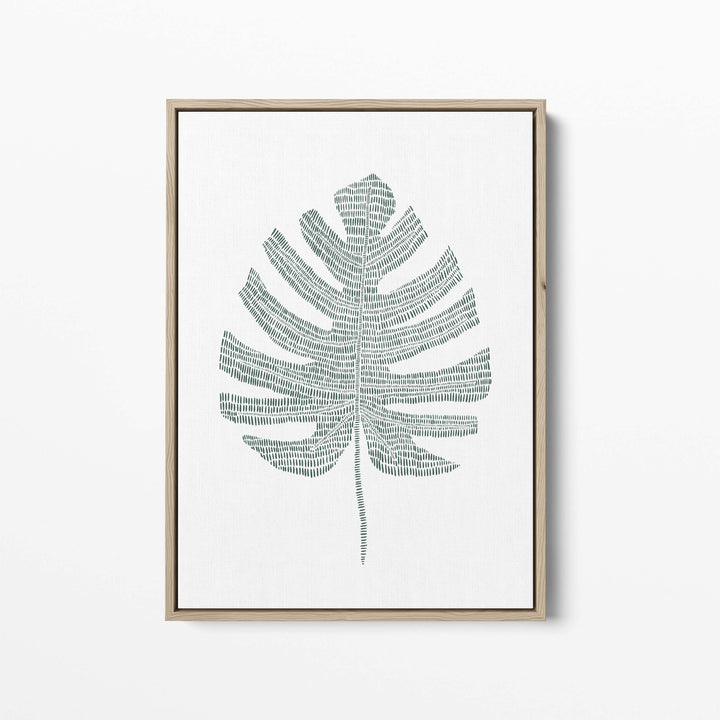 Monstera Palm Leaf Study