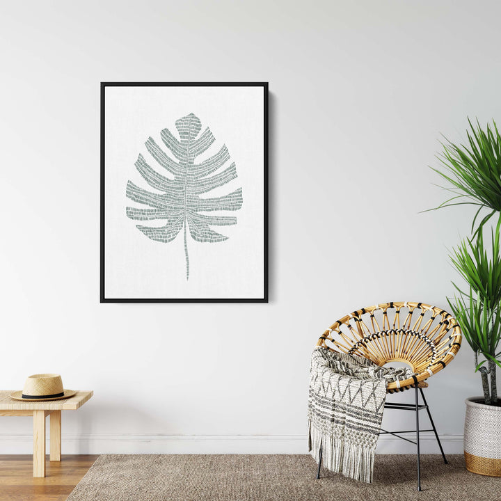 Monstera Palm Leaf Study