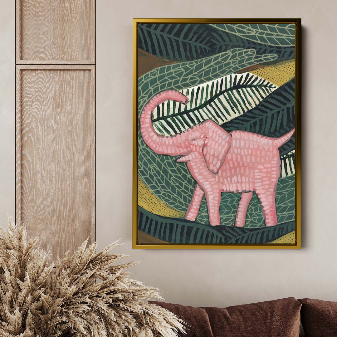 Pink Jungle Elephant