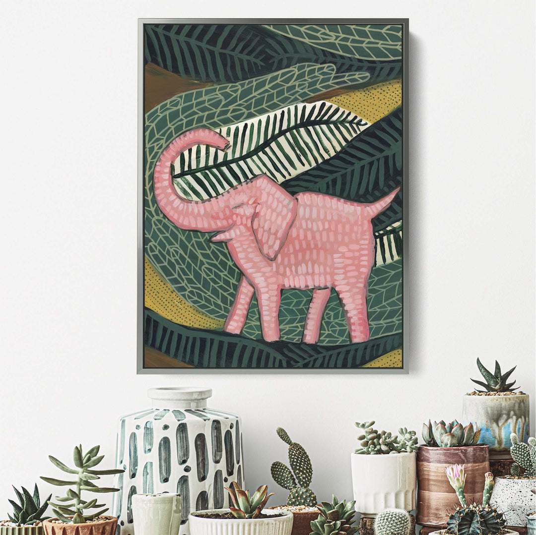 Pink Jungle Elephant