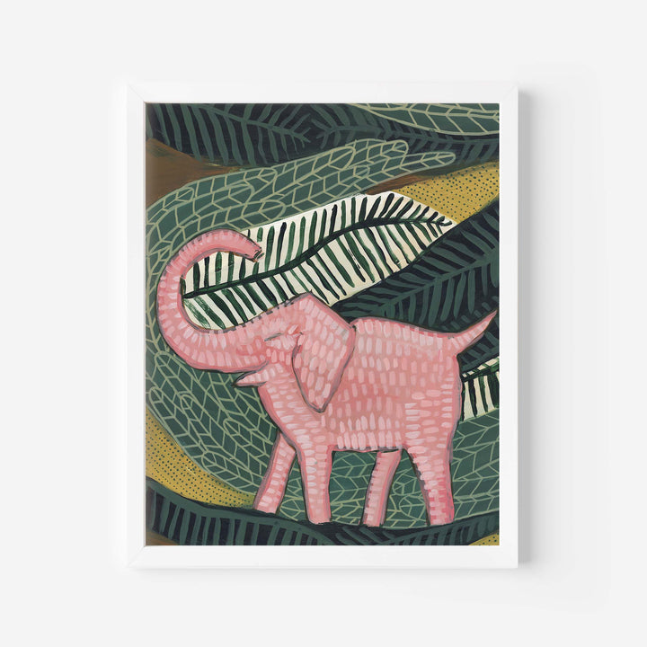 Pink Jungle Elephant