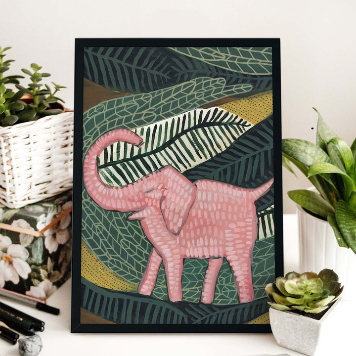 Pink Jungle Elephant