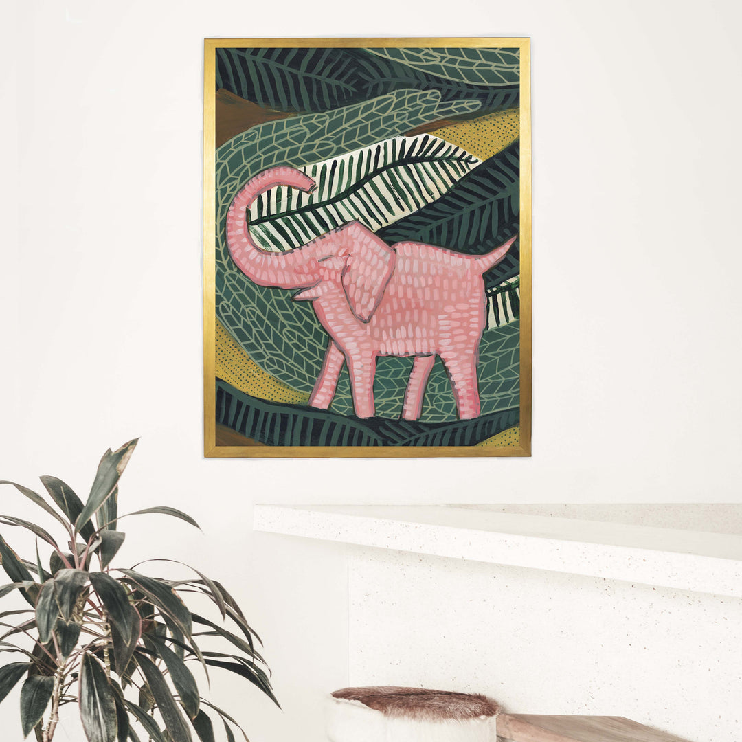 Pink Jungle Elephant