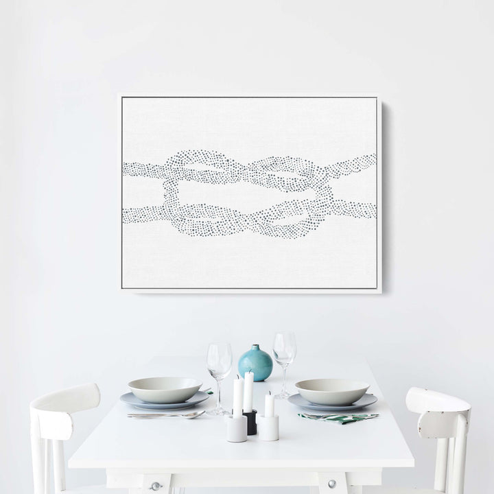 Nautical Square Knot Illustration