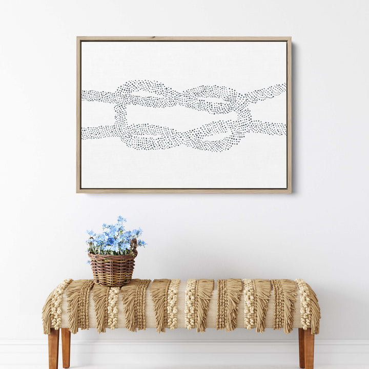 Nautical Square Knot Illustration