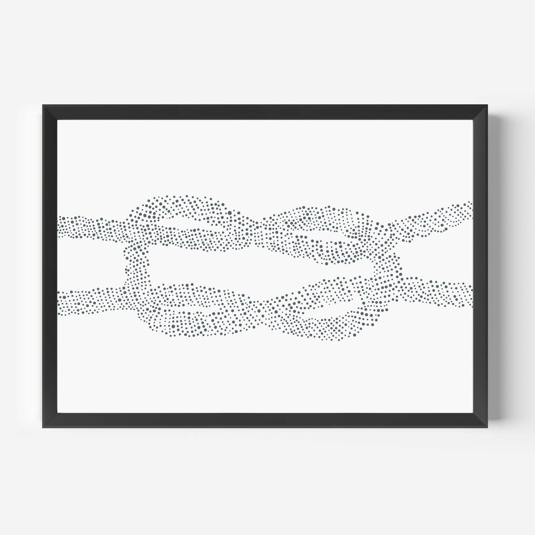 Nautical Square Knot Illustration