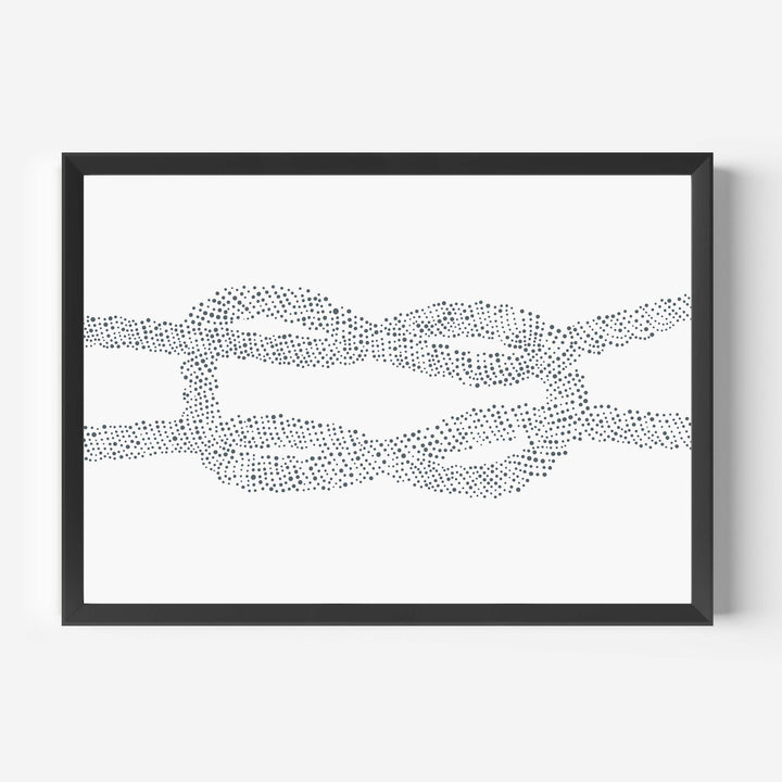 Nautical Square Knot Illustration