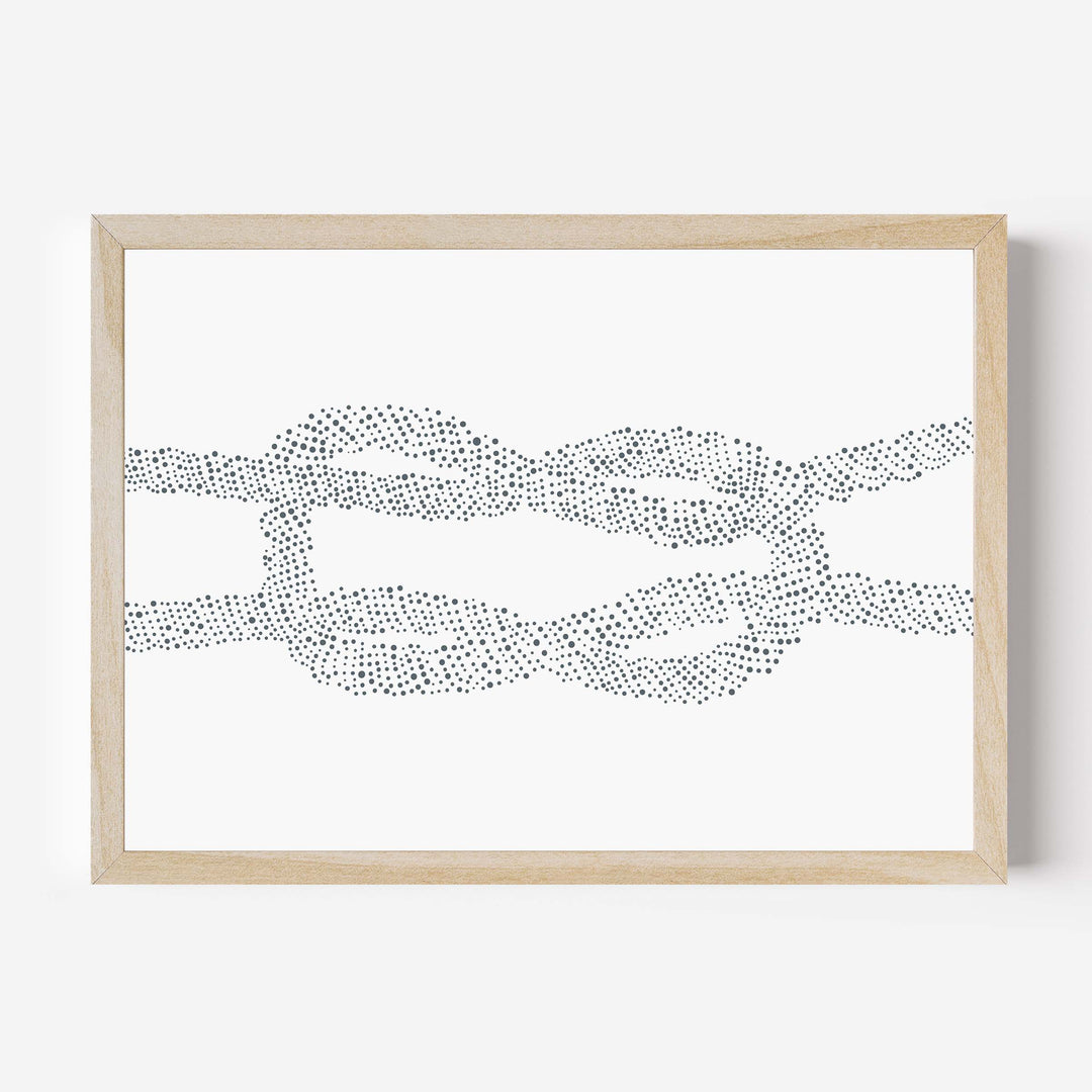 Nautical Square Knot Illustration