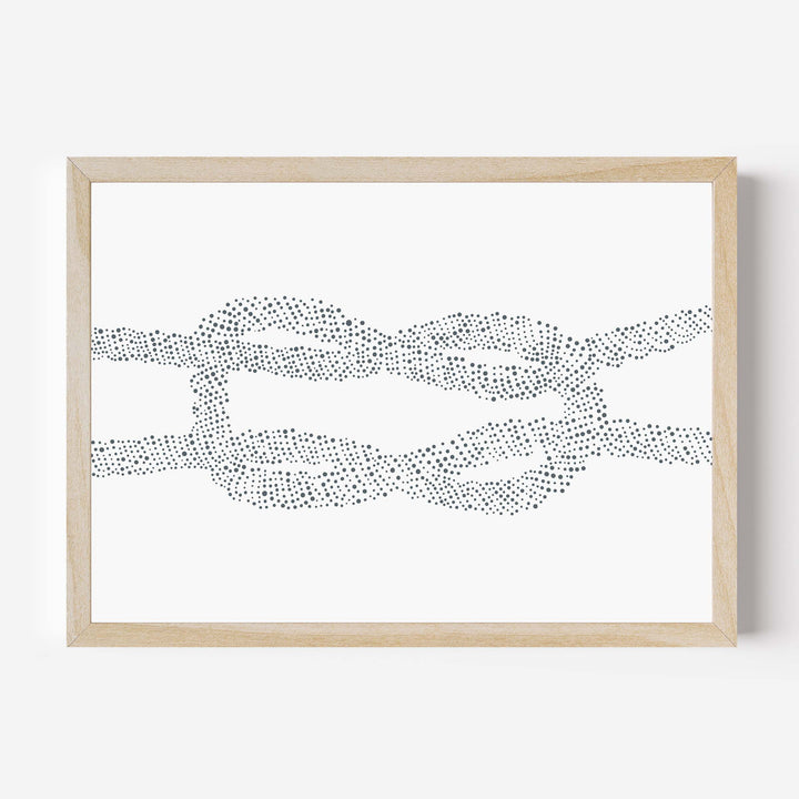 Nautical Square Knot Illustration