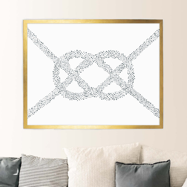 Carrick Bend Knot Illustration