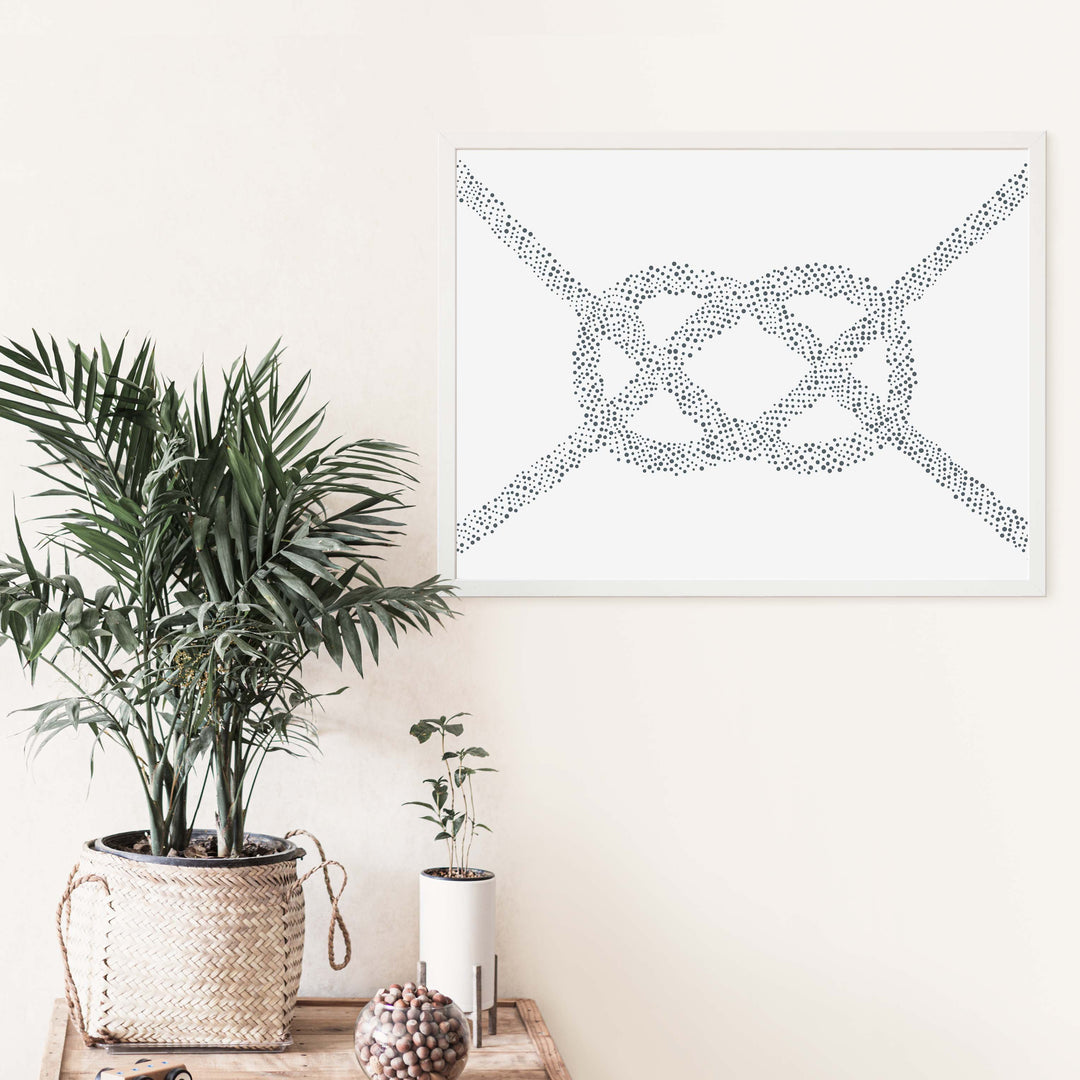 Carrick Bend Knot Illustration