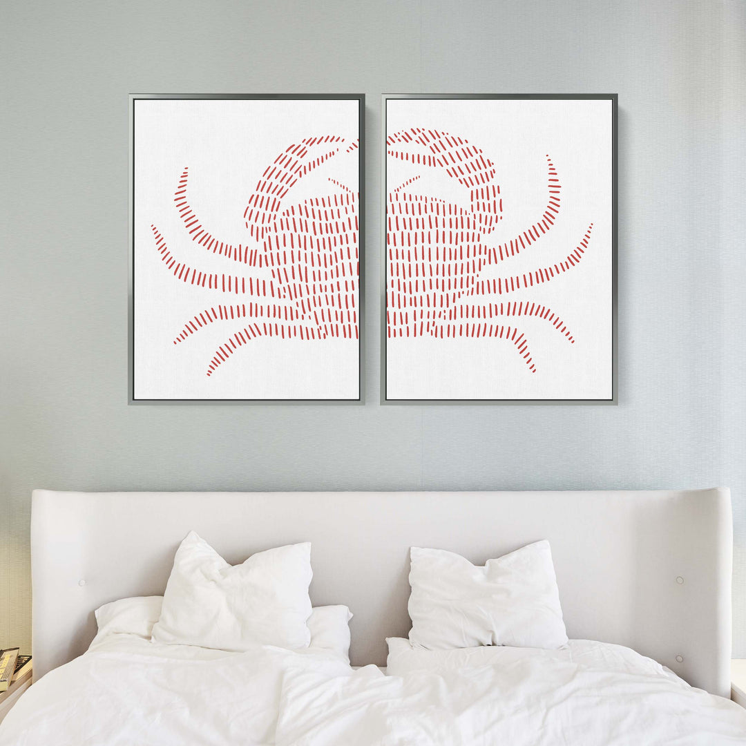 Red Crab - Set of 2