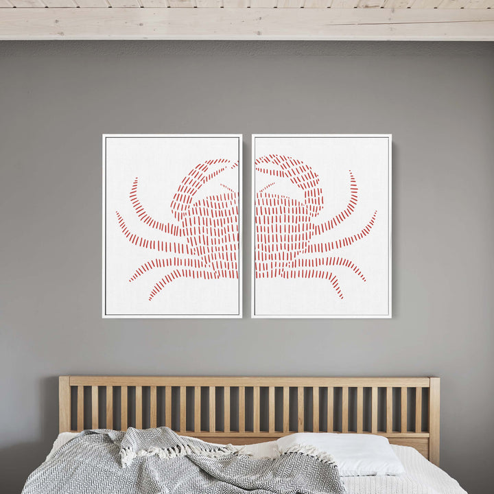 Red Crab - Set of 2