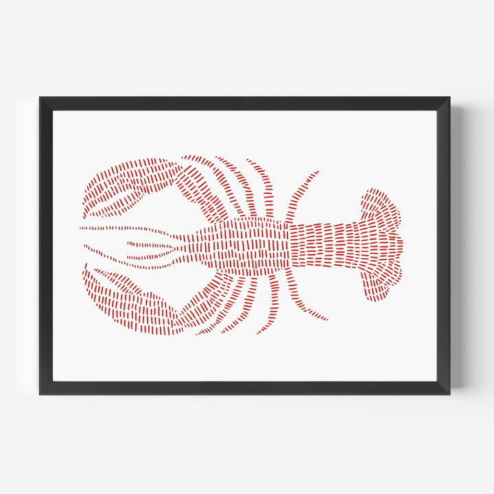 Red Lobster Illustration