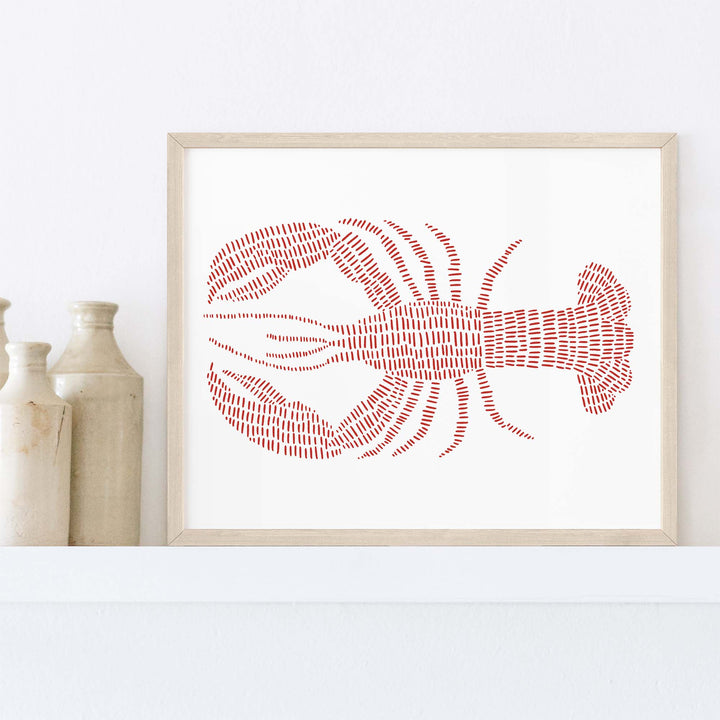 Red Lobster Illustration