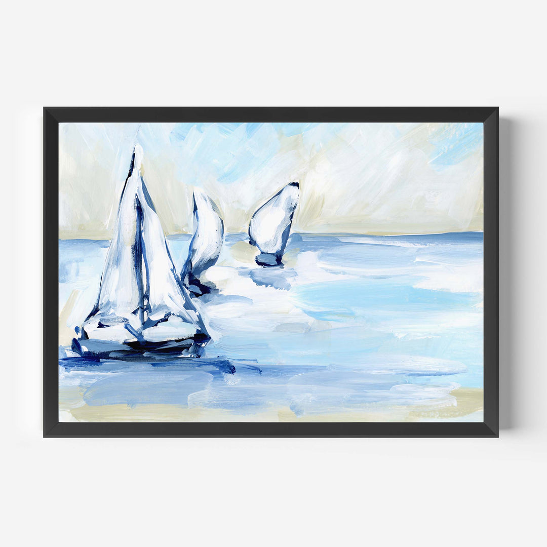 Sailboats on the Bay