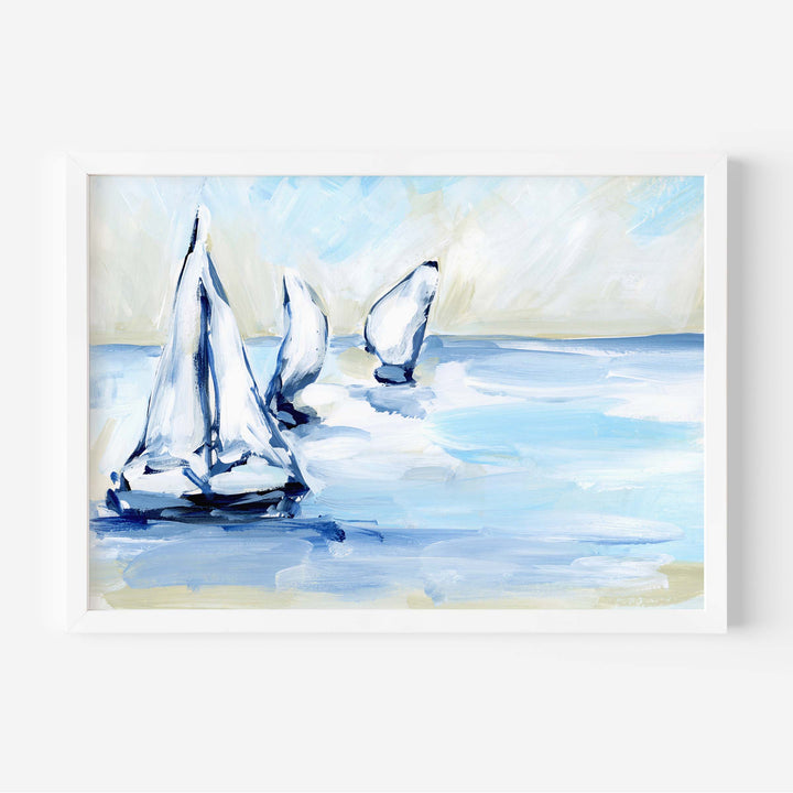 Sailboats on the Bay