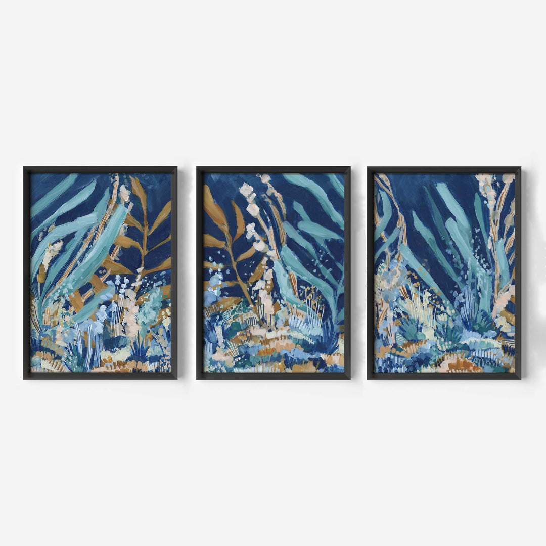 Subaquatic Wonderland Triptych - Set of 3