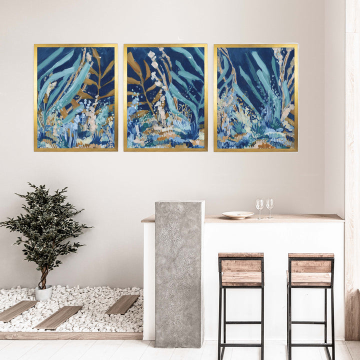 Subaquatic Wonderland Triptych - Set of 3