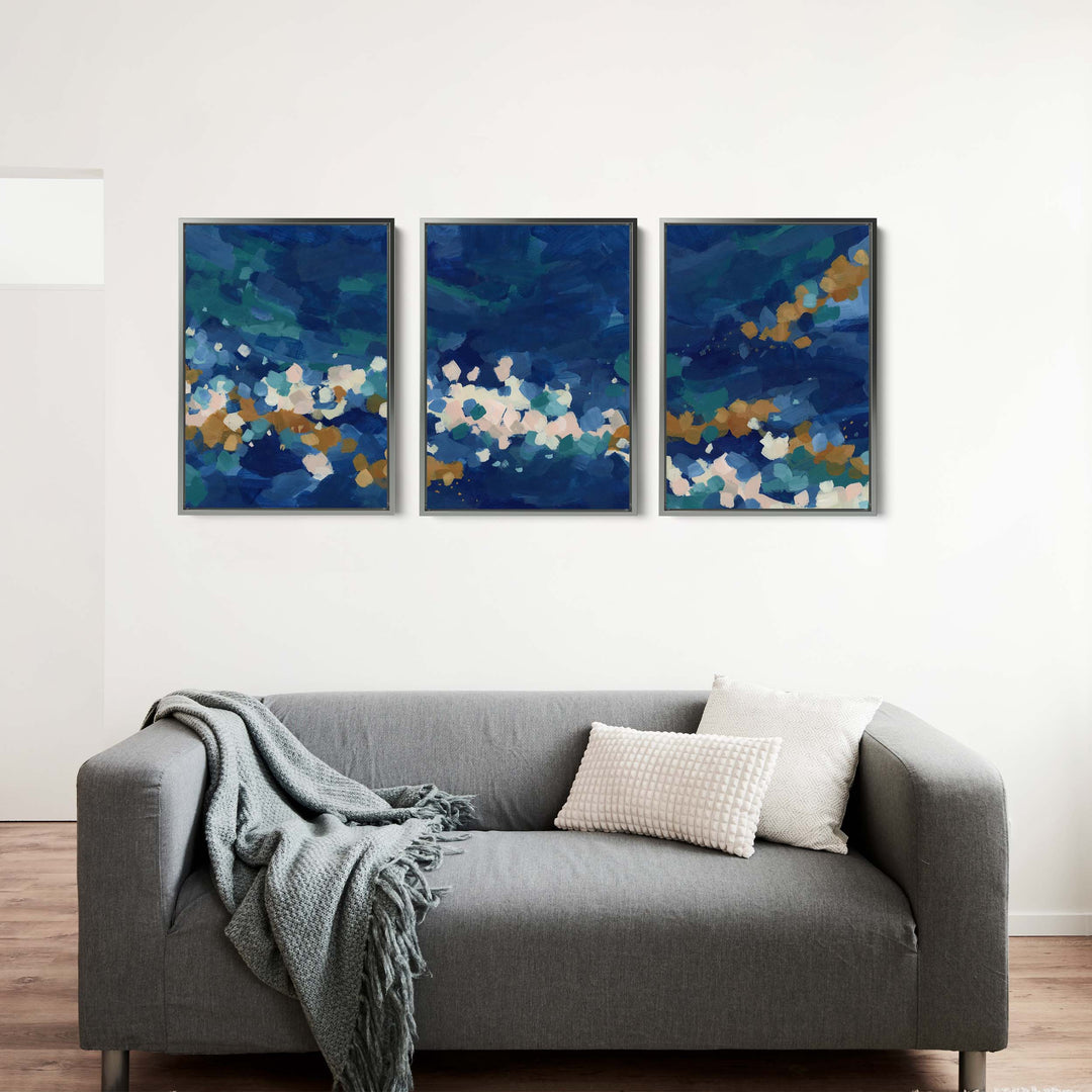 Pacific Medley Triptych - Set of 3