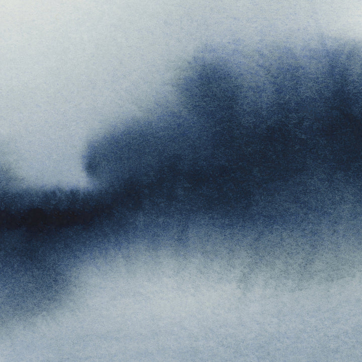 Indigo Abstracts Triptych - Set of 3
