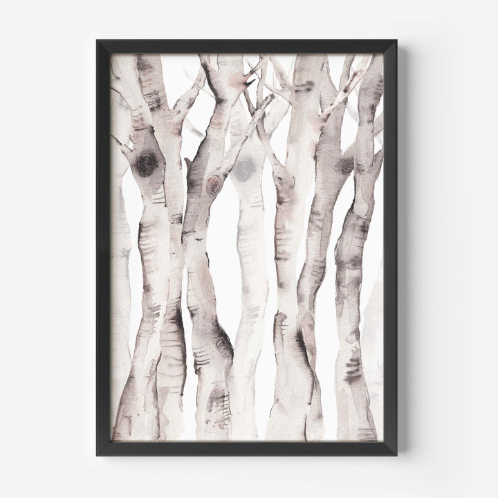 Birch Tree Watercolor No. 1