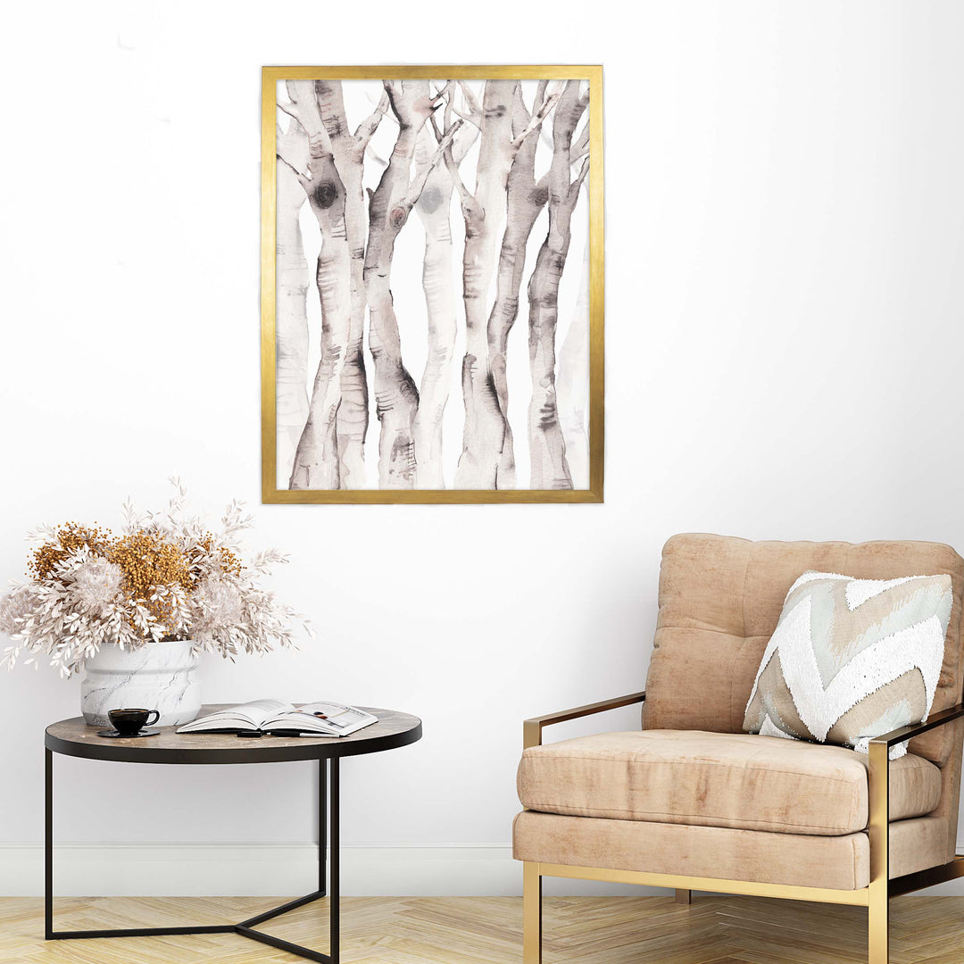 Birch Tree Watercolor No. 1