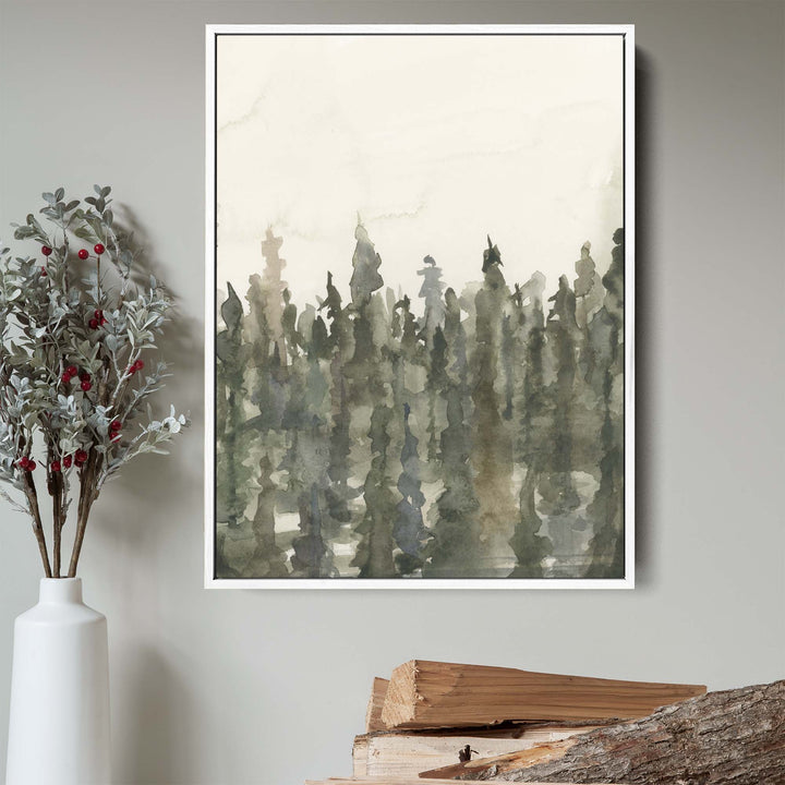 Forest Watercolor Landscape, No. 4