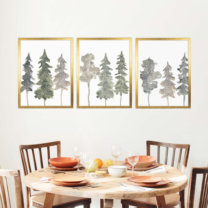 Mystical Forest Trees - Set of 3