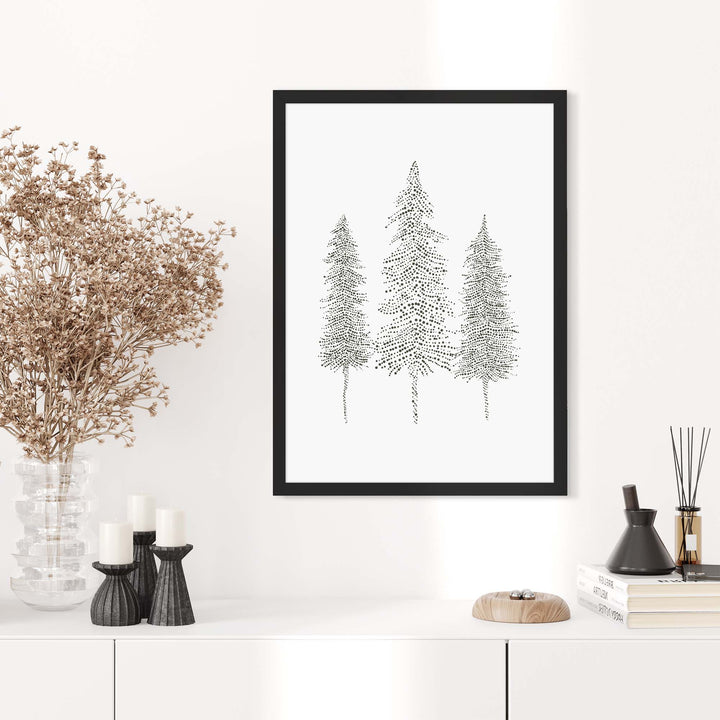 Nordic Pine Tree Trio