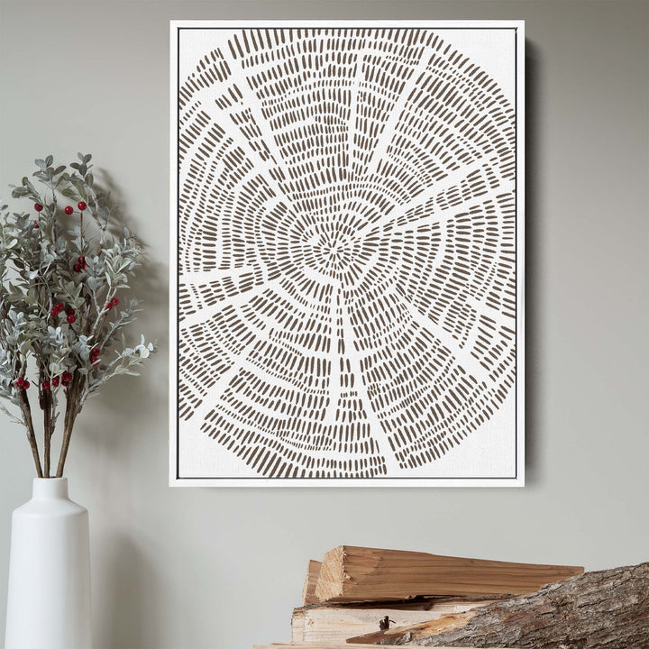 Modern Tree Ring Drawing