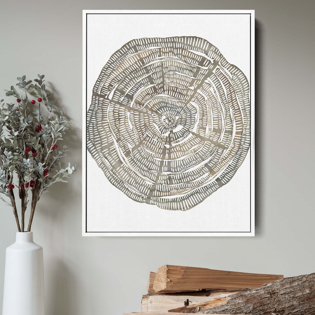 Tree Ring Watercolor, No. 2