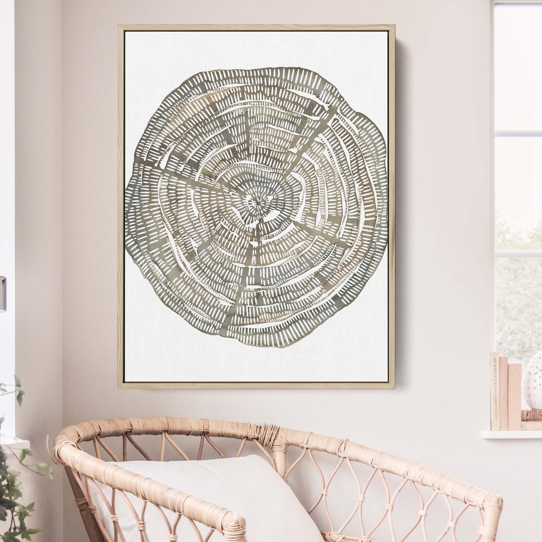 Tree Ring Watercolor, No. 2