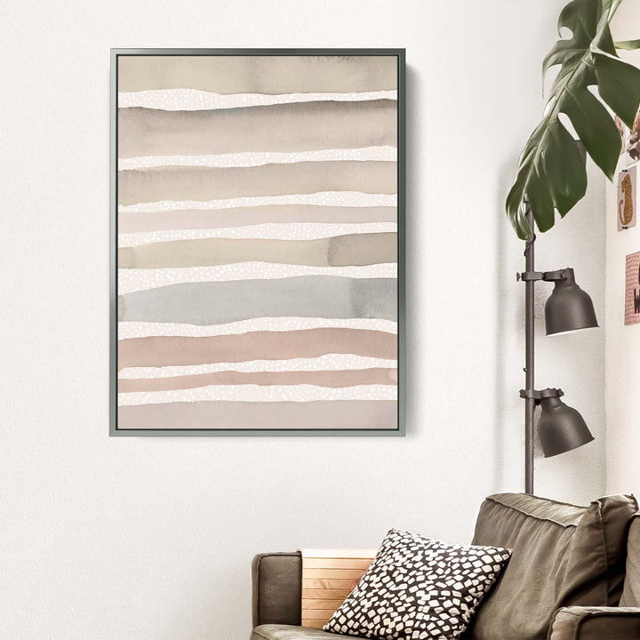 Neutral Watercolor Stripes