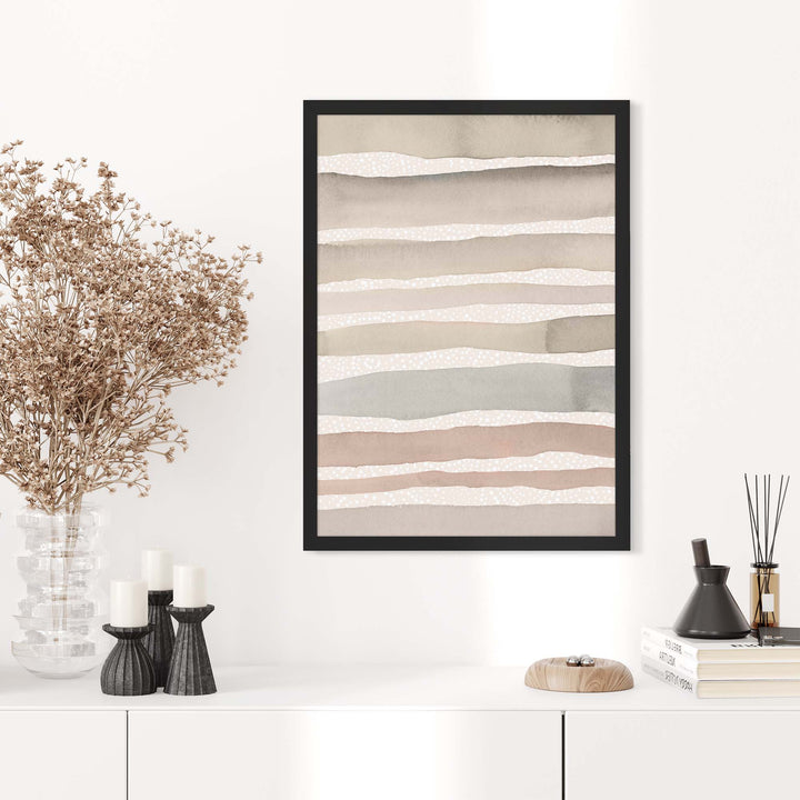 Neutral Watercolor Stripes