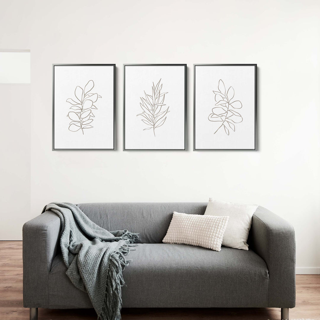 Eucalyptus Plant Illustrations - Set of 3